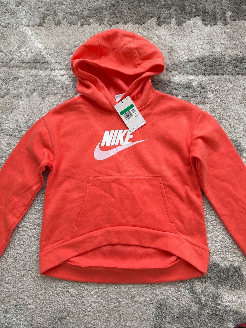 NWT Nike Girls Sportswear Pullover Hoodie size XL